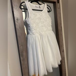 Girls white dress